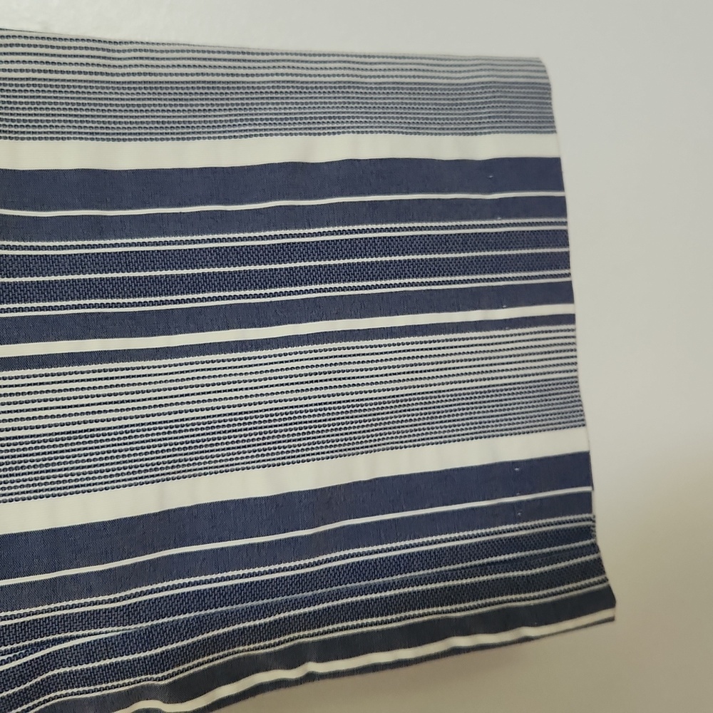 Kate Park Blue and White Striped Capris Size 8 - Picture 8 of 11